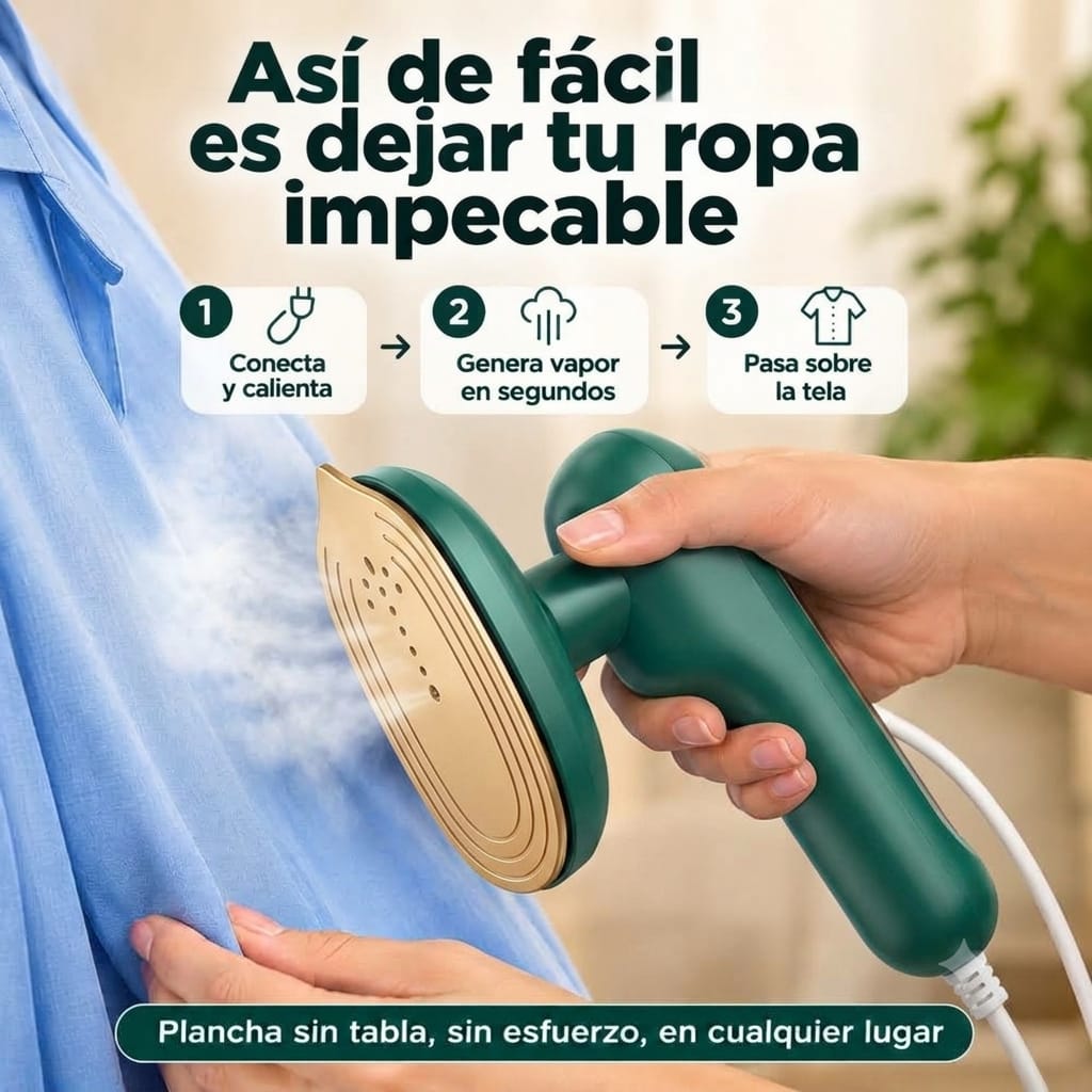 MINI PLANCHA A VAPOR
