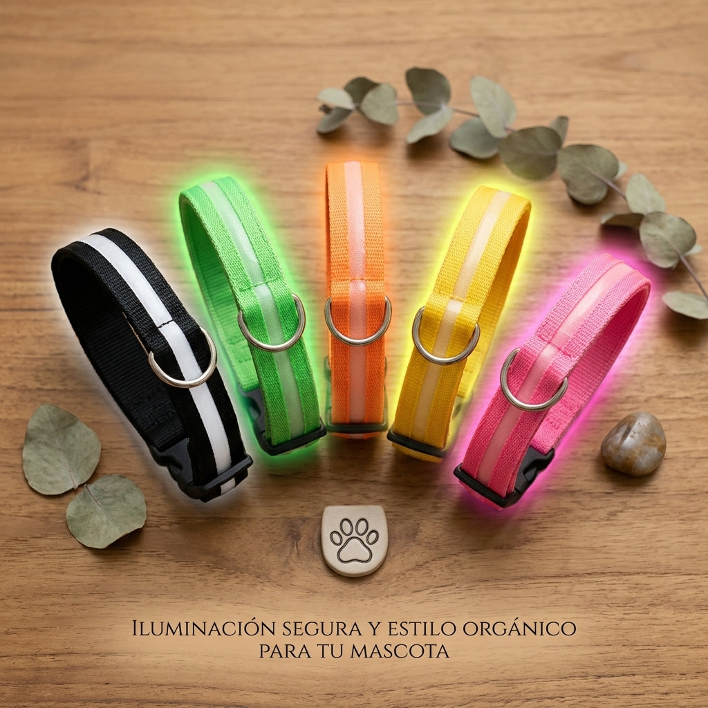 Collar Luminoso LED Recargable