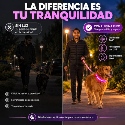 Collar Luminoso LED Recargable